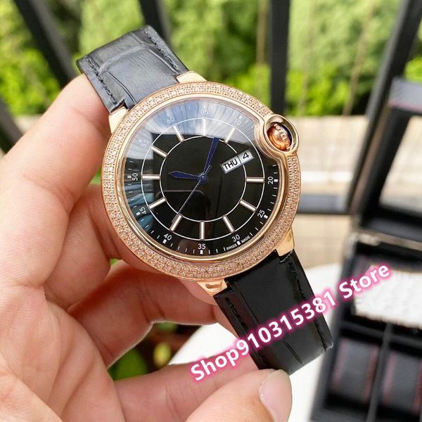wristwatches classic black leather automatic mechanical men watch waterproof stainless steel number date watches male geometric clock 42mm, Slivery;brown
wristwatches classic black leather automatic mechanical men watch waterproof stainless steel number date watches male geometric clock 42mm, Slivery;brown