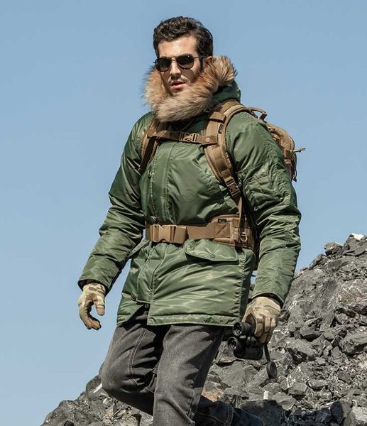 men's down & parkas 2021 male winter n3b puffer jacket outdoors camping skiing men long coat military fur hood warm tactical army parka, Black
men's down & parkas 2021 male winter n3b puffer jacket outdoors camping skiing men long coat military fur hood warm tactical army parka, Black