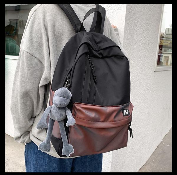 backpack 3660 women niche men's campus simple travel bag
backpack 3660 women niche men's campus simple travel bag