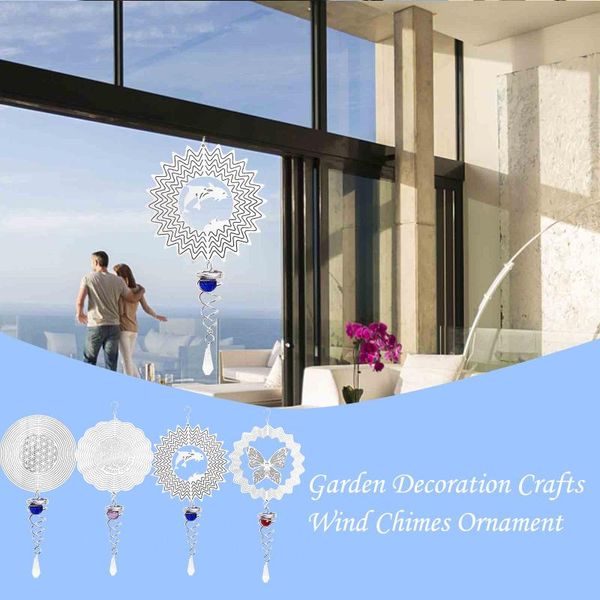 stainless steel wind chimes spinners 3d indoor outdoor garden decoration crafts ornament beautify room hanging decorations#nl
stainless steel wind chimes spinners 3d indoor outdoor garden decoration crafts ornament beautify room hanging decorations#nl