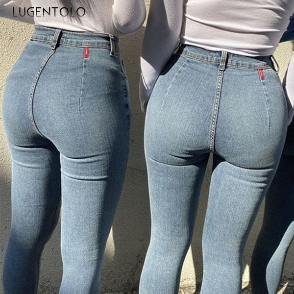 lugentolo jeans women spring street tide high waist women's slim skinny long fashion pencil pants, Blue
lugentolo jeans women spring street tide high waist women's slim skinny long fashion pencil pants, Blue