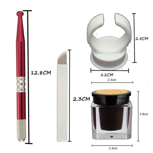 wholesale semi-permanent eyebrow makeup tattoo kits set microblading manual pens + 18 pins needles ring ink cup tattoo-ink1
wholesale semi-permanent eyebrow makeup tattoo kits set microblading manual pens + 18 pins needles ring ink cup tattoo-ink1