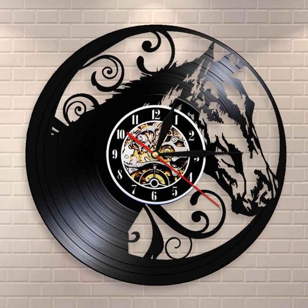 wall clocks horse head design record clock stallion silhouette interior modern art home decor watch
wall clocks horse head design record clock stallion silhouette interior modern art home decor watch
