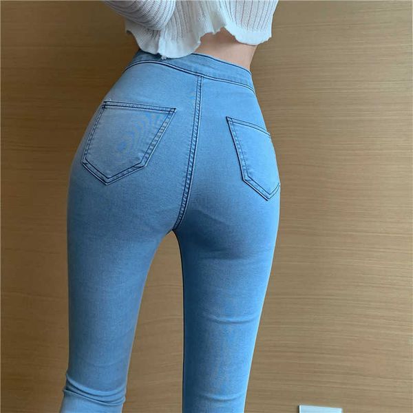 slim jeans for women skinny high waist woman denim pencil pants stretch female trousers plus size spring autumn 210601, Blue
slim jeans for women skinny high waist woman denim pencil pants stretch female trousers plus size spring autumn 210601, Blue