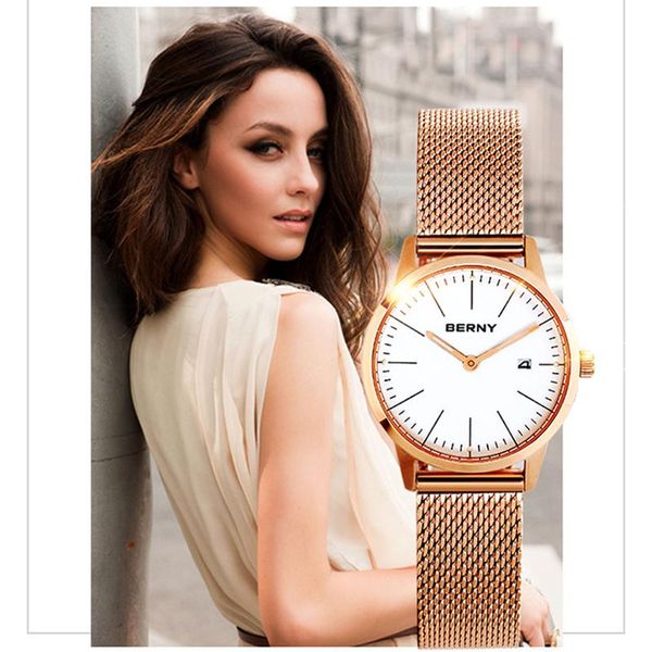 Women Watch Quartz Lady Fashion Relogio Saat Montre Horloge Feminino Bayan Femme JAPAN MOVEMENT Gift Lucky 2661L Wristwatches, Slivery;brown
Women Watch Quartz Lady Fashion Relogio Saat Montre Horloge Feminino Bayan Femme JAPAN MOVEMENT Gift Lucky 2661L Wristwatches, Slivery;brown
