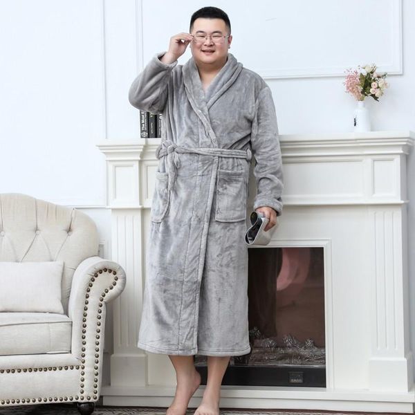 men's sleepwear winter long robe loungewear men flannel bathrobe gown casual warm thick kimono coral fleece nightgown homewear, Black;brown
men's sleepwear winter long robe loungewear men flannel bathrobe gown casual warm thick kimono coral fleece nightgown homewear, Black;brown