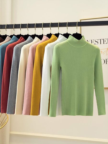 14 colors spring summer women sweaters long sleeve turtleneck tight stretch pull office pullover korean clothes clothing, White;black
14 colors spring summer women sweaters long sleeve turtleneck tight stretch pull office pullover korean clothes clothing, White;black