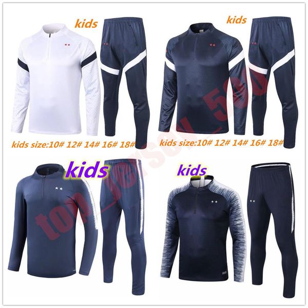 2020 2021 kids maillot de foot french soccer tracksuit jacket 20 21 survêtement football mbappe pogba griezmann training suit, Black
2020 2021 kids maillot de foot french soccer tracksuit jacket 20 21 survêtement football mbappe pogba griezmann training suit, Black