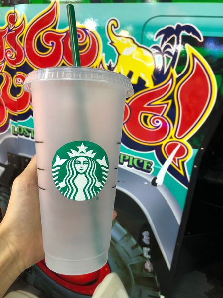 starbucks 24oz/710ml plastic tumbler reusable clear drinking flat bottom cup pillar shape lid straw mug bardian dhl uv machine printing does
starbucks 24oz/710ml plastic tumbler reusable clear drinking flat bottom cup pillar shape lid straw mug bardian dhl uv machine printing does
