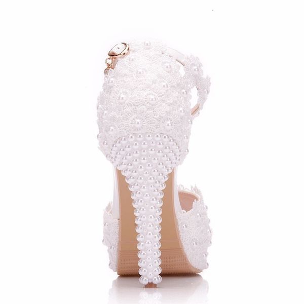sandals white lace flower open toe pumps party 11cm thin platform high heel sandals women weding shoes, Black
sandals white lace flower open toe pumps party 11cm thin platform high heel sandals women weding shoes, Black