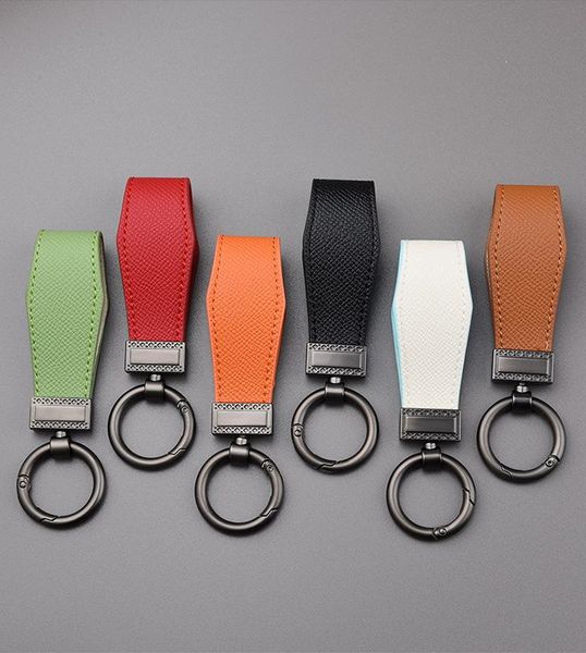 keychains 2021 luxury genuine leather lanyard keychain men women square pattern gunmetal buckle car key ring holder jewelry, Silver
keychains 2021 luxury genuine leather lanyard keychain men women square pattern gunmetal buckle car key ring holder jewelry, Silver