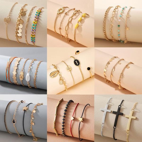 link, chain bohemian pineapple bead bracelets for women luxury pearl stone leaf summer shell colorful rope tassel bangle jewelry, Black
link, chain bohemian pineapple bead bracelets for women luxury pearl stone leaf summer shell colorful rope tassel bangle jewelry, Black
