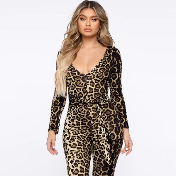 women's jumpsuits & rompers women leopard print jumpsuit long sleeve v-neck bandage skinny bodysuit slim party club, Black;white
women's jumpsuits & rompers women leopard print jumpsuit long sleeve v-neck bandage skinny bodysuit slim party club, Black;white
