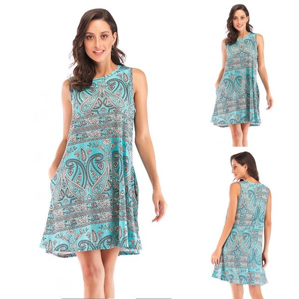 casual dresses women sleeveless floral print beach long dress with pockets vintage tank cotton mini summer streetwear plus size 2021, Black;gray
casual dresses women sleeveless floral print beach long dress with pockets vintage tank cotton mini summer streetwear plus size 2021, Black;gray