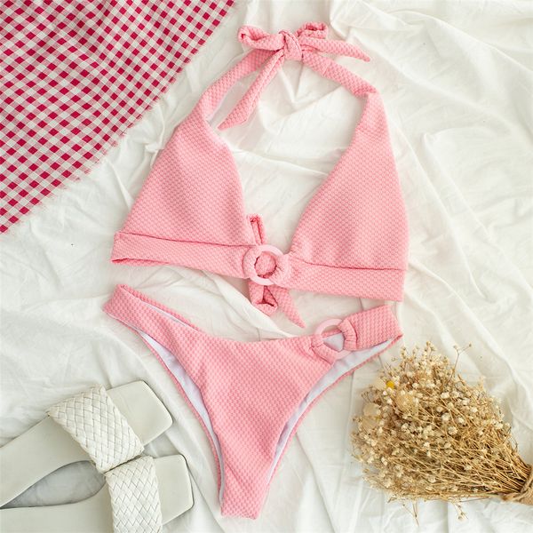 2021 halter pink bikini women swimwear female swimsuit two-pieces bikini set mid waist bather bathing suit swim lady k2424
2021 halter pink bikini women swimwear female swimsuit two-pieces bikini set mid waist bather bathing suit swim lady k2424