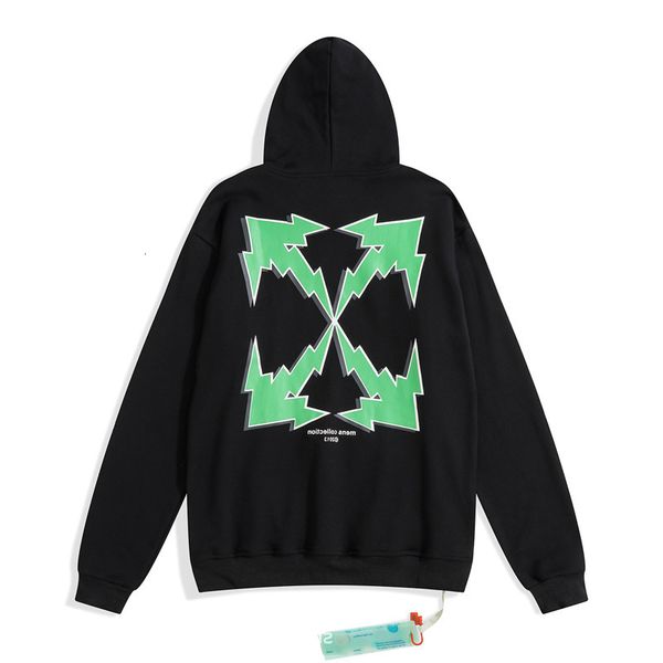 autumn and winter 2021 off new green arrow print casual hooded pullover sweater men's women's hair, Black
autumn and winter 2021 off new green arrow print casual hooded pullover sweater men's women's hair, Black