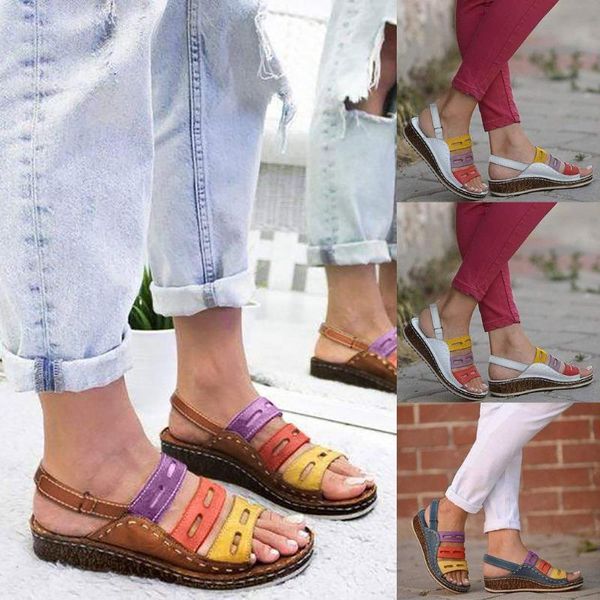 sandals vogue sneakers simple style women summer platform strap sandal roman wedges casual peep toe fad, Black
sandals vogue sneakers simple style women summer platform strap sandal roman wedges casual peep toe fad, Black