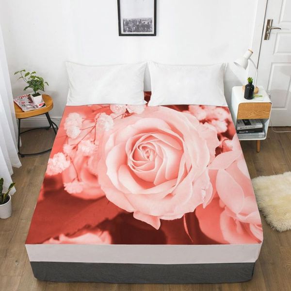 sheets & sets 3d fitted sheet custom single double queen size mattress cover with elastic bed 150x200 bedding pink rose for wedding
sheets & sets 3d fitted sheet custom single double queen size mattress cover with elastic bed 150x200 bedding pink rose for wedding