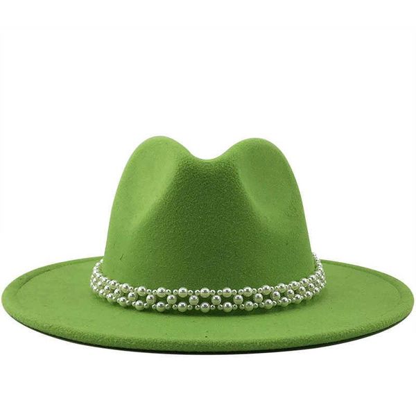 wide brim hats wool women fedora hat with pearl ribbon gentleman elegant lady winter autumn panama sombrero girl jazz cap, Blue;gray
wide brim hats wool women fedora hat with pearl ribbon gentleman elegant lady winter autumn panama sombrero girl jazz cap, Blue;gray