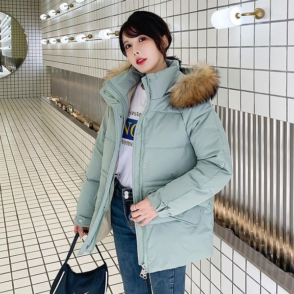 women's down & parkas solid color short hooded parka real fur collar winter jackets for women 2021 adjustable waist slim chic coat fema, Black
women's down & parkas solid color short hooded parka real fur collar winter jackets for women 2021 adjustable waist slim chic coat fema, Black