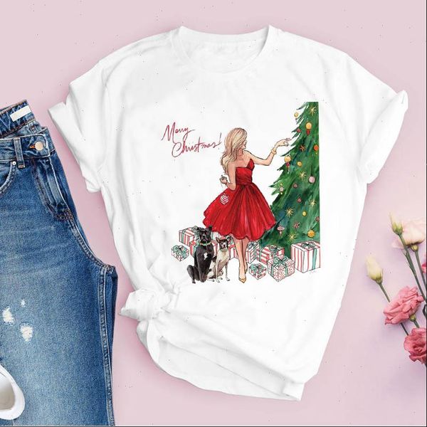 tees women for print cartoon elegant dog happy time merry christmas ladies clothes lady clothing female t shirt, White
tees women for print cartoon elegant dog happy time merry christmas ladies clothes lady clothing female t shirt, White