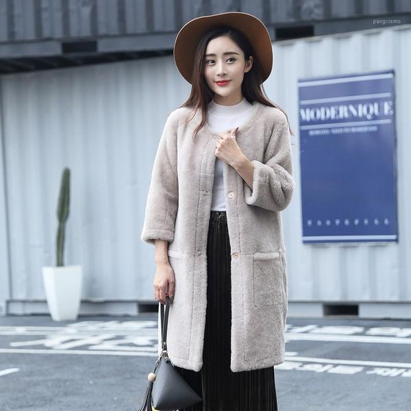 women's fur & faux autumn winter women beige teddy coat stylish female thick warm cashmere jacket casual girls streetwear, Black
women's fur & faux autumn winter women beige teddy coat stylish female thick warm cashmere jacket casual girls streetwear, Black