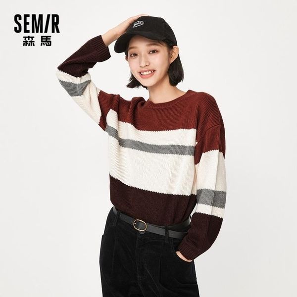 sweater women autumn winter 2021 loose campus style lazy knitted long sleeve ladies women's sweaters, White;black
sweater women autumn winter 2021 loose campus style lazy knitted long sleeve ladies women's sweaters, White;black