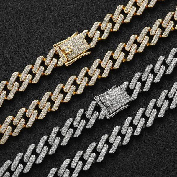 chains 13mm iced out full crystal cuban chain necklace men's hip hop jewellry ac015, Silver
chains 13mm iced out full crystal cuban chain necklace men's hip hop jewellry ac015, Silver