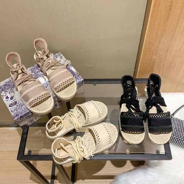 women luxurys designer shoes espadrilles summer designers ladies flat beach half slippers fashion woman loafers fisherman canvas shoe with b, Black
women luxurys designer shoes espadrilles summer designers ladies flat beach half slippers fashion woman loafers fisherman canvas shoe with b, Black