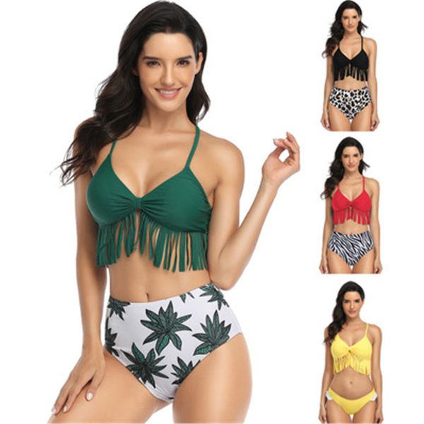 solid high waist bikini set leopard swimsuit women tassels bikini print bathing suit 2021 swimwear women summer beachwear
solid high waist bikini set leopard swimsuit women tassels bikini print bathing suit 2021 swimwear women summer beachwear