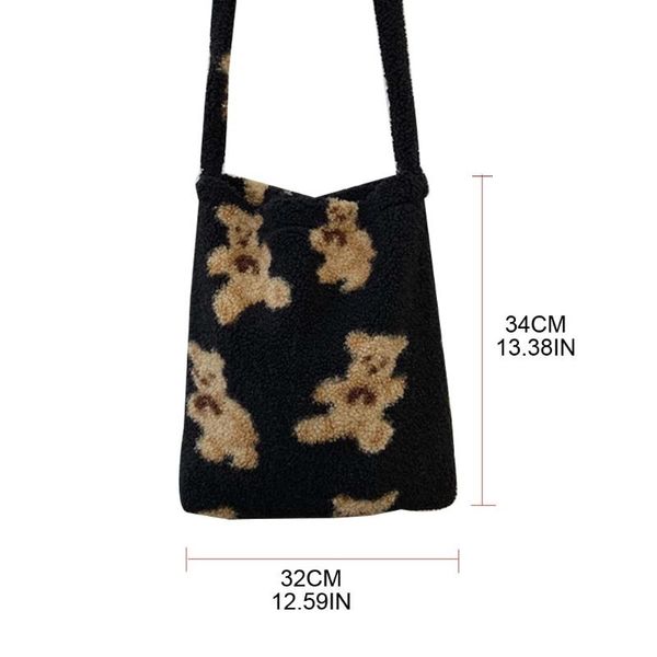evening bags cute plush bear pattern women crossbody shoulder bag diagonal messenger casual daily wear purse large capacity clutch 066f
evening bags cute plush bear pattern women crossbody shoulder bag diagonal messenger casual daily wear purse large capacity clutch 066f