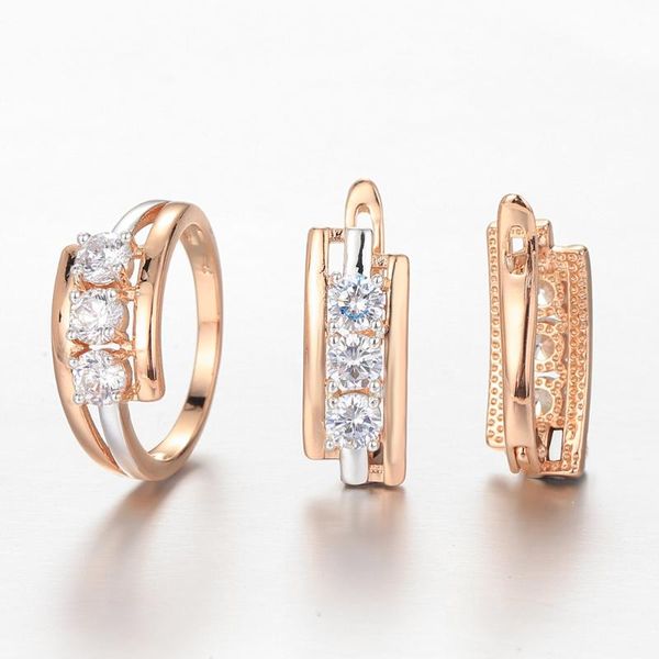 earrings & necklace trend clear cubic zircon ring drop set for women 585 rose gold mixed white engagement wedding jewelry gs296, Silver
earrings & necklace trend clear cubic zircon ring drop set for women 585 rose gold mixed white engagement wedding jewelry gs296, Silver