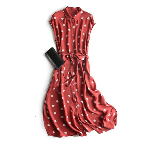 dress 2021fashion red polka dot printed women's heavyweight silk long waist down slim shirt a-line skirt, Black;gray
dress 2021fashion red polka dot printed women's heavyweight silk long waist down slim shirt a-line skirt, Black;gray