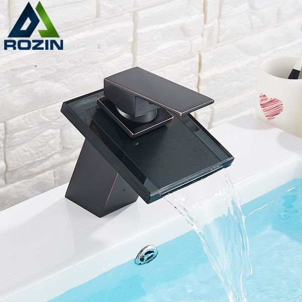 rozin led light basin faucet black bronze waterfall bathroom sink faucets deck mounted single handle cold water mixer tap
rozin led light basin faucet black bronze waterfall bathroom sink faucets deck mounted single handle cold water mixer tap