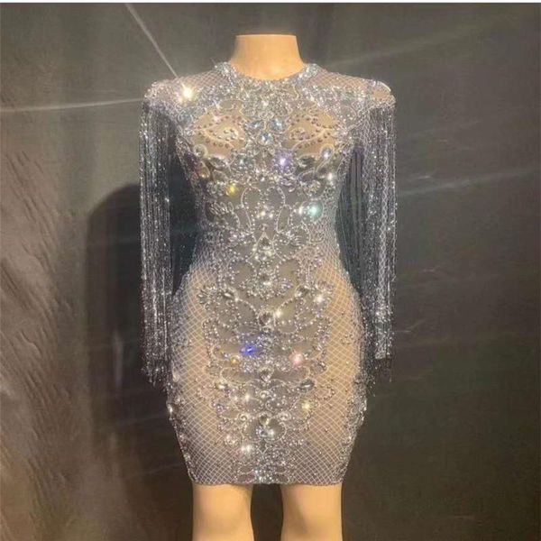 party decoration v21 women perform rhinestones dress long tassels hip skirt shinning stretch crystal outfit black mesh siamese perspective c
party decoration v21 women perform rhinestones dress long tassels hip skirt shinning stretch crystal outfit black mesh siamese perspective c