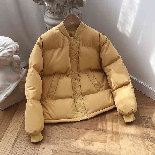 mooirue autumn winter parka jacket baseball clothes short cotton-padded loose o neck arrivals coat ja93, Black
mooirue autumn winter parka jacket baseball clothes short cotton-padded loose o neck arrivals coat ja93, Black
