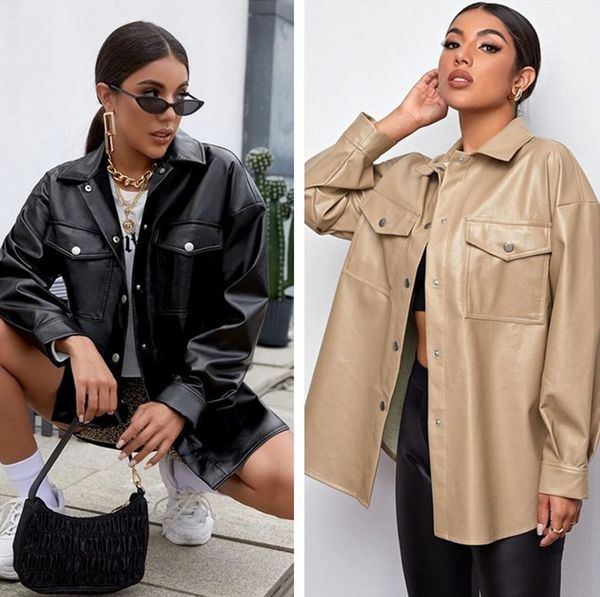 womens leather sweater jacket coat suit outerwear coats shirts loose femme luxury fitness clothing hip hop casual skull fashion designer win, Black
womens leather sweater jacket coat suit outerwear coats shirts loose femme luxury fitness clothing hip hop casual skull fashion designer win, Black