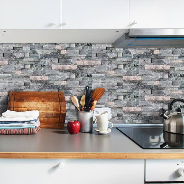 wallpapers dark gray stone brick wall stickers retro oil-proof waterproof tile wallpaper for kitchen bathroom ground house decoration
wallpapers dark gray stone brick wall stickers retro oil-proof waterproof tile wallpaper for kitchen bathroom ground house decoration