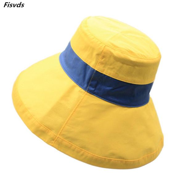 summer female cotton color matching double-sided big wide brim folding sun hats anti-uv letter beach hat bucket, Blue;gray
summer female cotton color matching double-sided big wide brim folding sun hats anti-uv letter beach hat bucket, Blue;gray