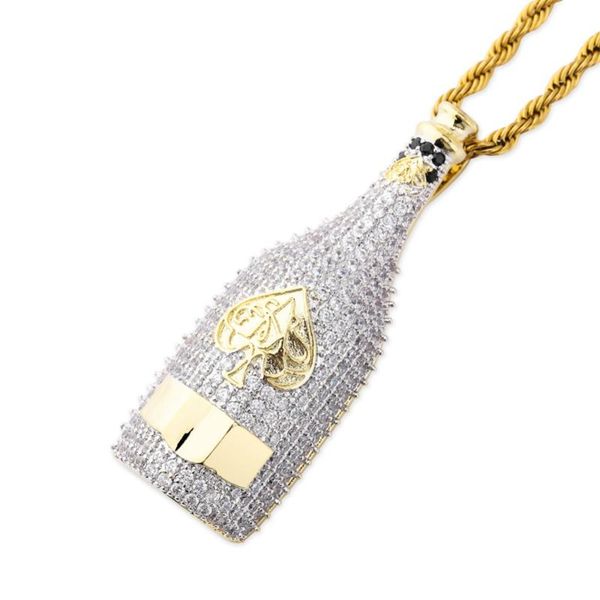 pendant necklaces big wine bottle cubic zircon iced out pendants hip hop men women gold color jewelry for rocker collar kalung, Silver
pendant necklaces big wine bottle cubic zircon iced out pendants hip hop men women gold color jewelry for rocker collar kalung, Silver