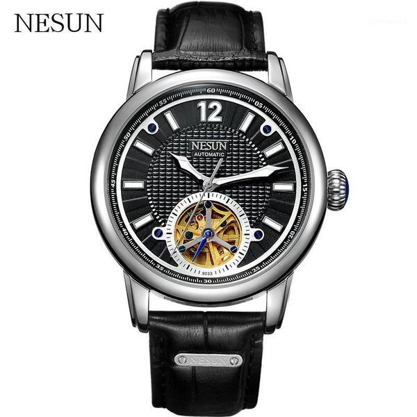 men sports watches tourbillon hollow automatic mechanical wristwatches waterproof leather clock male relogio masculino, Slivery;brown
men sports watches tourbillon hollow automatic mechanical wristwatches waterproof leather clock male relogio masculino, Slivery;brown