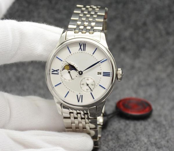 wristwatches fashion men's watch moon phase automatic mechanical watches sports wristwatch waterproof leather stainless steel men, Slivery;brown
wristwatches fashion men's watch moon phase automatic mechanical watches sports wristwatch waterproof leather stainless steel men, Slivery;brown