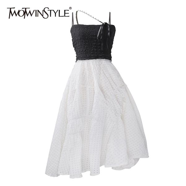 summer patchwork hit color dress for women square collar sleeveless high waist evening dresses female fashion 210520, Black;gray
summer patchwork hit color dress for women square collar sleeveless high waist evening dresses female fashion 210520, Black;gray