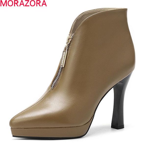 boots morazora 2021 arrival winter ankle genuine leather extreme high heels platform women black
boots morazora 2021 arrival winter ankle genuine leather extreme high heels platform women black
