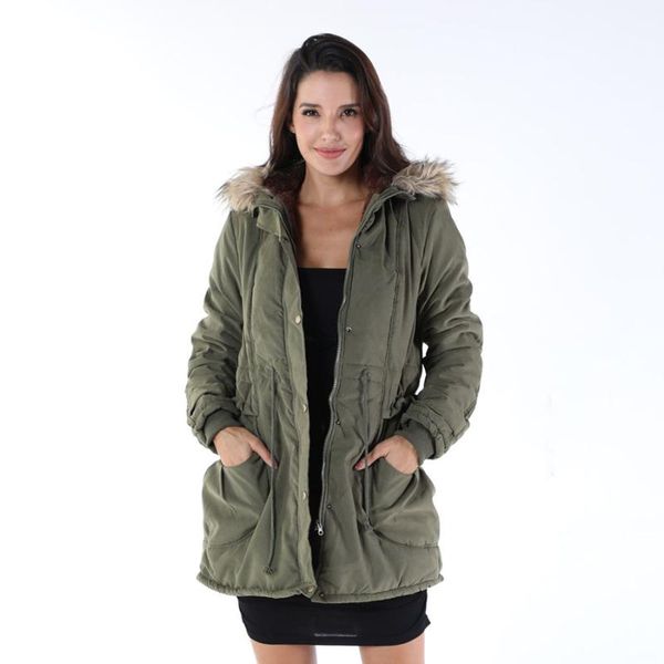 women's trench coats casual green long winter coat women fur hood slim fit vintage warm teddy denim jackets abrigo mujer womens, Tan;black
women's trench coats casual green long winter coat women fur hood slim fit vintage warm teddy denim jackets abrigo mujer womens, Tan;black