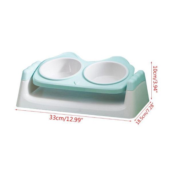 dog cat double bowl with raised stand pet water feeder 15° tilted dispenser e5bb bowls & feeders
dog cat double bowl with raised stand pet water feeder 15° tilted dispenser e5bb bowls & feeders