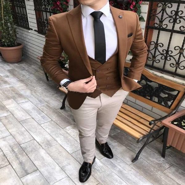 brown double-breasted suit mens 2021 custom made slim fit business wedding suits male party groom prom tuxedos 3 piece set men's & blaz, White;black
brown double-breasted suit mens 2021 custom made slim fit business wedding suits male party groom prom tuxedos 3 piece set men's & blaz, White;black