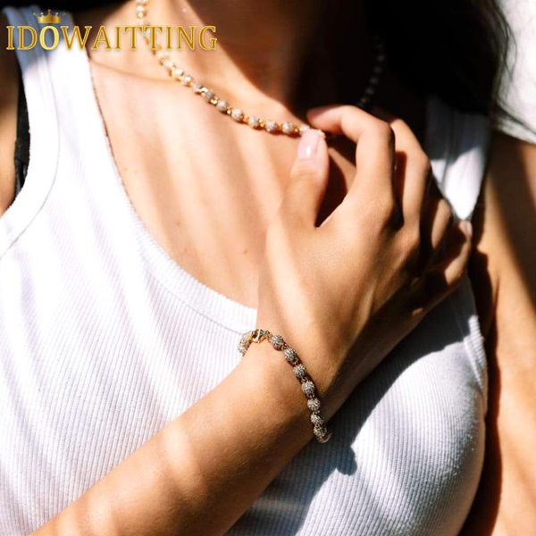 link, chain bling cz ball beaded link bracelet for women gold color plated hip hop iced out sparking 5a cubic zirconia paved jewelry, Black
link, chain bling cz ball beaded link bracelet for women gold color plated hip hop iced out sparking 5a cubic zirconia paved jewelry, Black