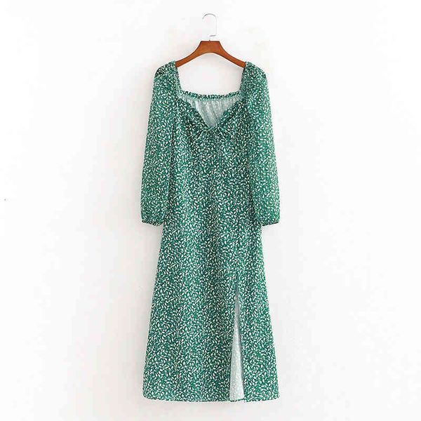 casual dresses women vintage square collar puff sleeve print split green midi dress female agaric lace bow tied casual slim vestid, Black;gray
casual dresses women vintage square collar puff sleeve print split green midi dress female agaric lace bow tied casual slim vestid, Black;gray
