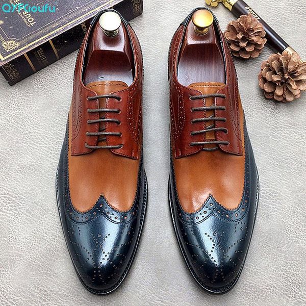 dress shoes qyfcioufu mens formal genuine leather oxford for men dressing wedding men's brogues office lace up zapatos de hombre, Black
dress shoes qyfcioufu mens formal genuine leather oxford for men dressing wedding men's brogues office lace up zapatos de hombre, Black